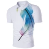2024 New European and American men's polo shirt 3D digital printed lapel short-sleeved T-shirt for men, fresh and casual polo men details Picture